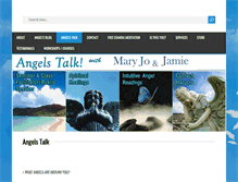 Tablet Screenshot of angelstalk.com